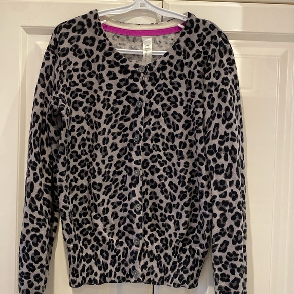 Cherokee Other - Girl’s size 10/12 black leopard print sweater